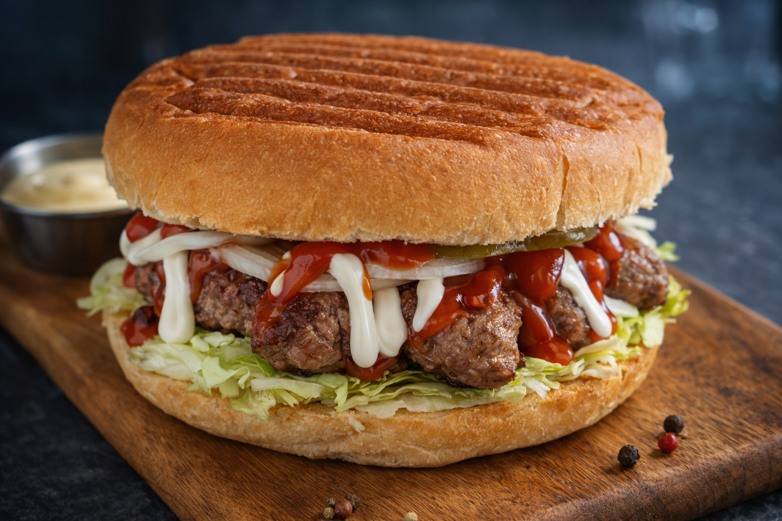 Cevapi Burger (Mici sârbești)